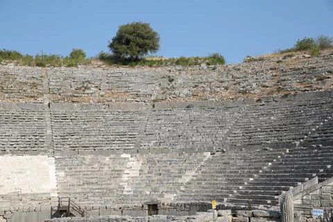 Ancinet greek  theater of dodoni in ioannina perfecture  greece Stock Photos