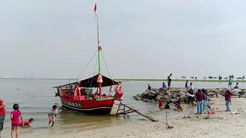Ancol Dream Beach 스톡 동영상 240294639