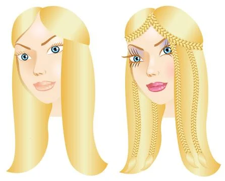 Before and After Stock Illustration