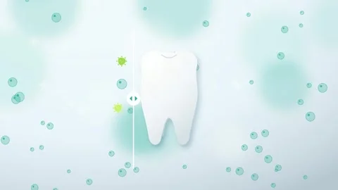 Before and After Teeth Cleaning Animatio... | Stock Video | Pond5