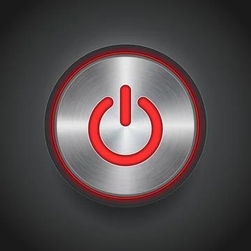 On and off buttons in flat style. Toggle switch vector illustration on isolat Illustrazione stock