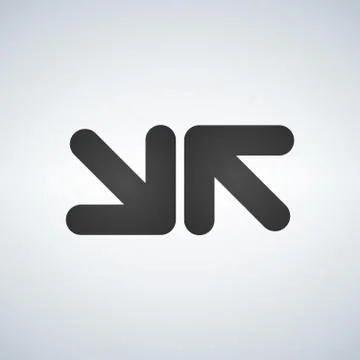 Up and down arrow icon Stock Illustration