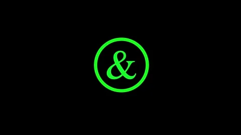 And number icon animation video Stock Footage 294938211