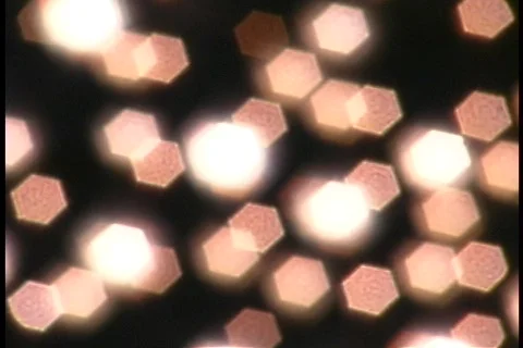 In and out of focus white lights Video stock 109206