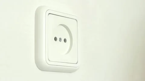On and Off the Plug Stock Footage 21264519