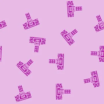 And rebar structure cement glyph vector seamless pattern 스톡 일러스트