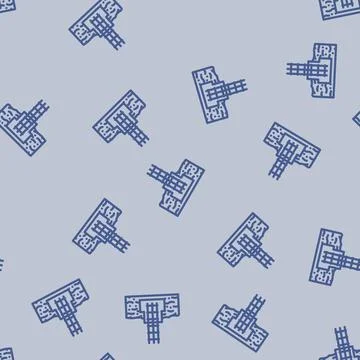 And rebar structure cement line vector seamless pattern 스톡 일러스트