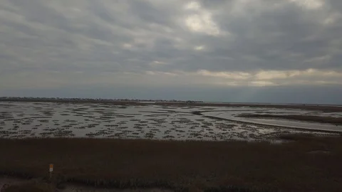 Up and rotate over inlet Stock Footage 88325908