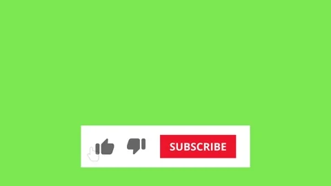 Like and subscribe button animation 库存影片 341466455