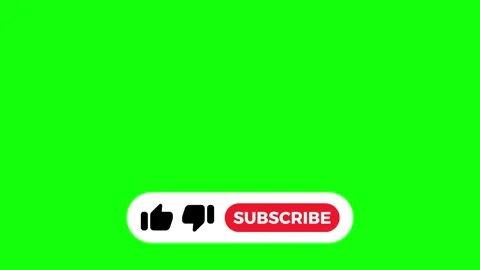 Like and subscribe button animation red circle Stock Footage 325831067