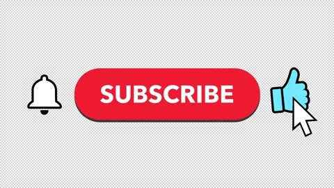 Like and Subscribe Pop-Up Animation Overlay for Video Content Stock Footage 297335319