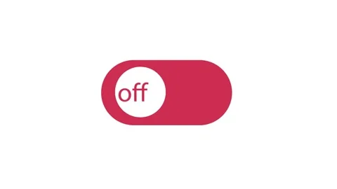 On and off switch button animation video 動画素材 330524213