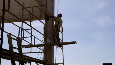 Andaime externa Video stock 153549560