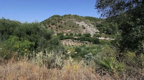 Andalusia mountain view Stock Footage 8618123
