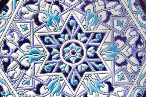 Andalusian ceramic closeup Stock Photos