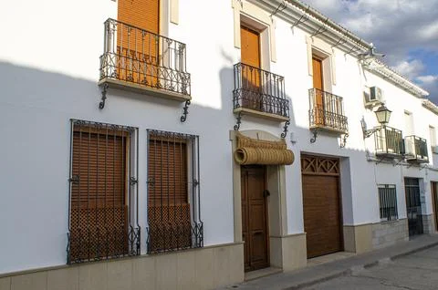 Andalusian facade. Stock Photos