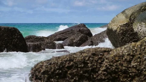 Andaman Beach Slow Motion Stock Footage 83134522