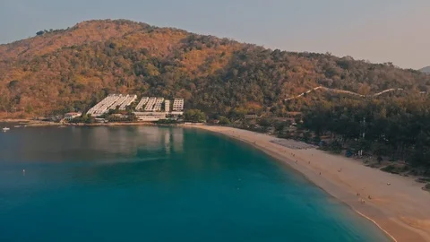 Andaman Sea and beaches of Phuket Thailand 35 Stock Footage 121400853