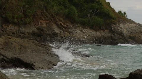 Andaman sea raining Foto stock