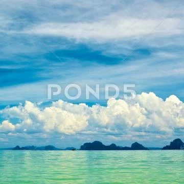 Andaman seascape Stock Photos