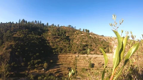 Andean landscape surrounded by nature Stock Footage 115107345