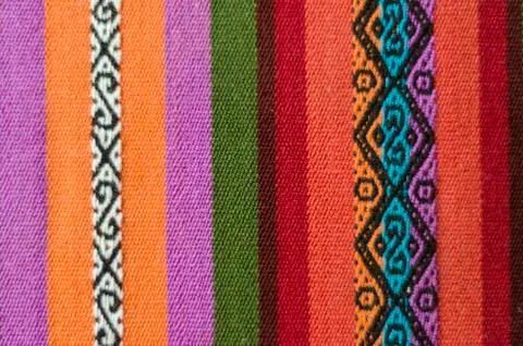 Andean  loom Foto stock