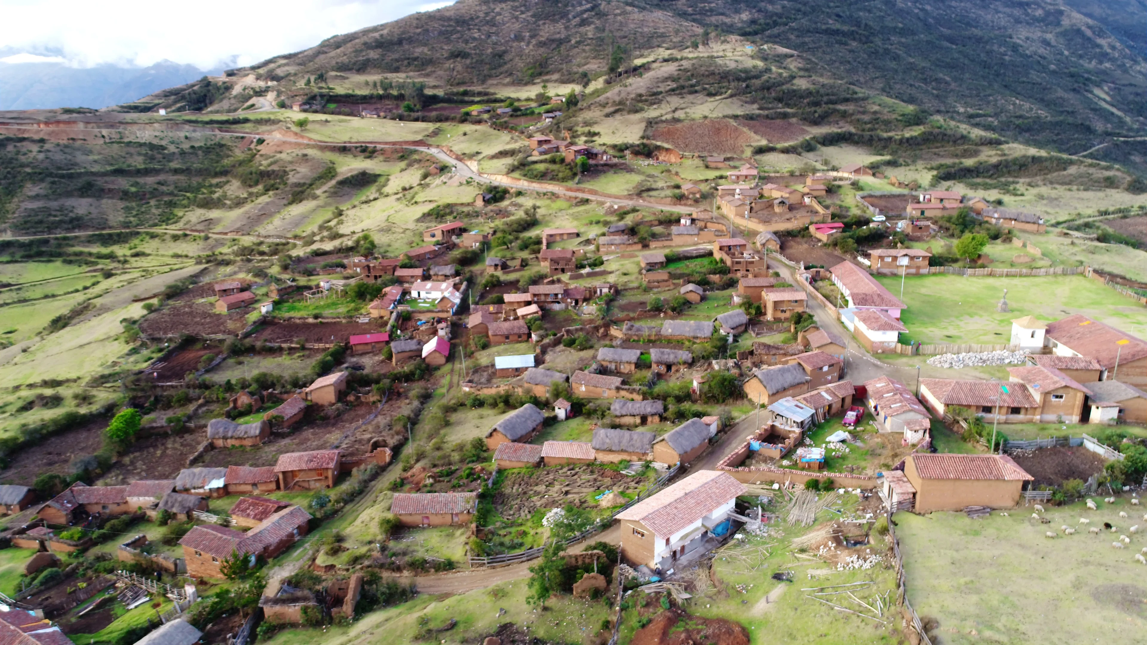 Andean Village Chonta in Peru | Stock Video | Pond5