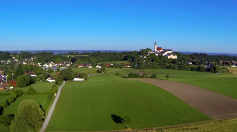 Andechs monastery, germany Stock Footage 32703189