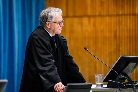 Anders Behring Breivik at his second parole appeal hearing, Tyristrand, Norway - Stock Photos