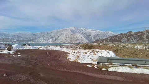 Andes mountain range in the Potrerillos area of ​​Mendoza Argentina Stock Footage 305257580