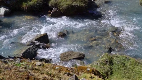 Andes Mountain stream Stock Footage 73272989