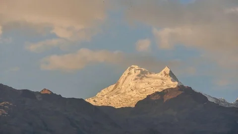 Andes mountain sunset time lapse Stock Footage 73278767