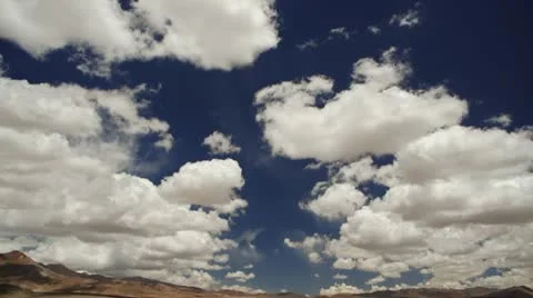 Andes Mountains Cloud timelapse with mountains Stock Footage 18938919