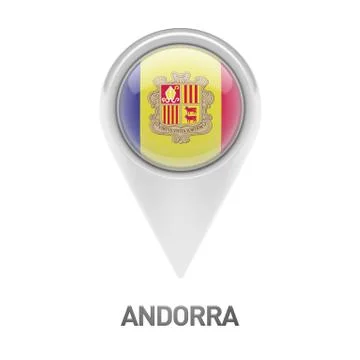 Andorra Flag Icon Stock Illustration