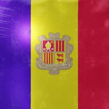 Andorra flag icon Stock Illustration