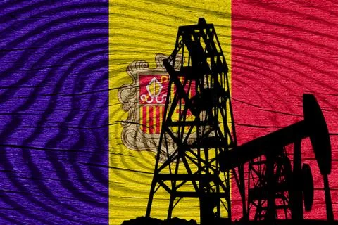 Andorra flag Stock Illustration