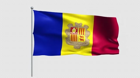 Andorra flag - Pack 1 Stock Footage 339806162