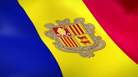 Andorra Flag - Pack 2 Видео 339806086