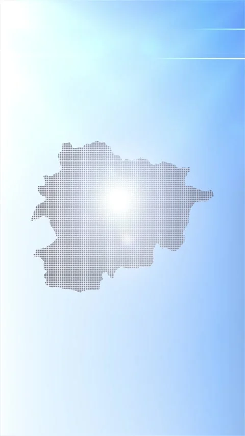 Andorra Map Opener Stock Footage 276971093