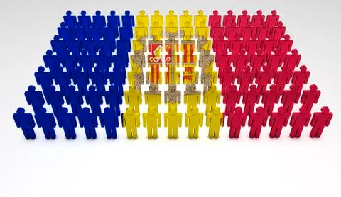Andorra parade Stock Illustration