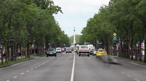 ANDRASSI LONGSHOT BUDAPEST 04 Stock Footage 39208594