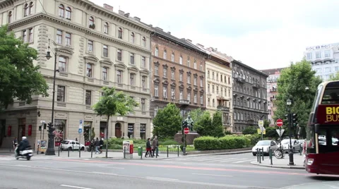 ANDRASSI LONGSHOT BUDAPEST 05 Stock Footage 39209588