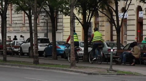 ANDRASSI PEOPLE BUDAPEST 04 Stock Footage 39211001