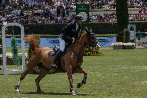 Andre Thieme (GER) at 90 CSIO Roma 2023 Stock Photos