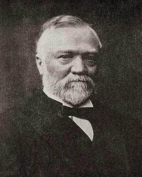 Andrew Carnegie, 1835 - 1919. Scottish-American industrialist, business ma Stock Photos