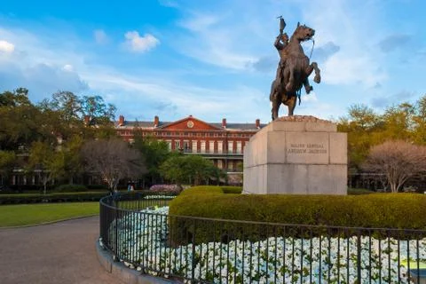 Andrew jackson statue Stock Photos