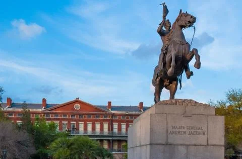 Andrew jackson statue Stock Photos