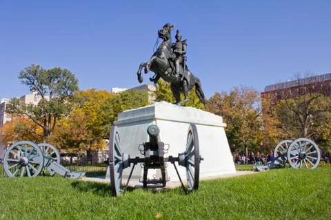 Andrew Jackson Statue Fotos Stock