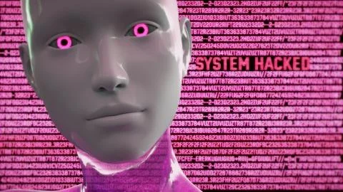 Android Artificial Intelligence Audio Interception Stock Illustration