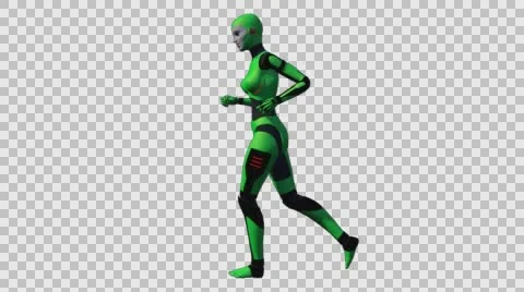 Android Female Jogging In Slow Motion 120fps Stock Footage 58760042